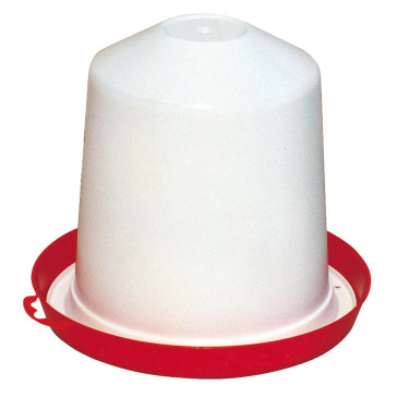 Abbeveratoio in plastica Kerbl Hobbyfarming Bianco / rosso