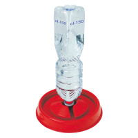 Abbeveratoio per bottiglia in plastica Kerbl Hobbyfarming Rosso