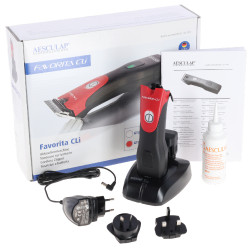 Tosatrice a batteria Favorita CLi Aesculap Rosso Tosatrice a batteria Favorita CLi Aesculap Rosso