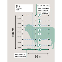 TitanNet Premium Vario AKO Bianco / blu TitanNet Premium Vario AKO Bianco / blu