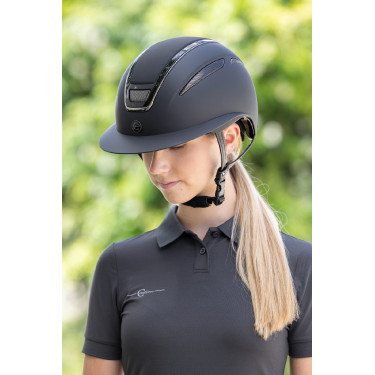 Casco da equitazione Elite Polo Covalliero Nero