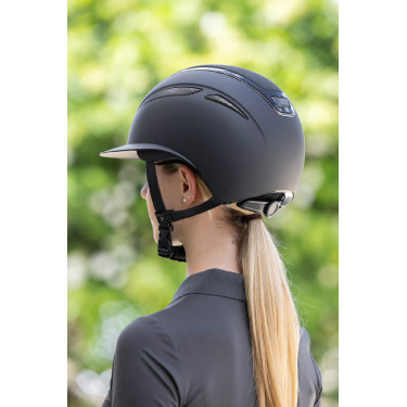 Casco da equitazione Elite Polo Covalliero Nero