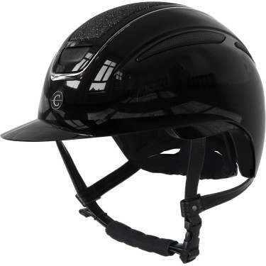 Casco da equitazione Elite Polo Covalliero Laccato nero