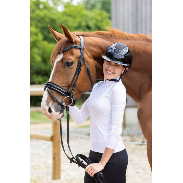 Casco da equitazione Elite Polo Covalliero Laccato nero