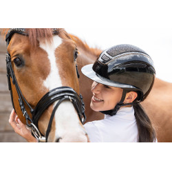 Casco da equitazione Elite Polo Covalliero Laccato nero