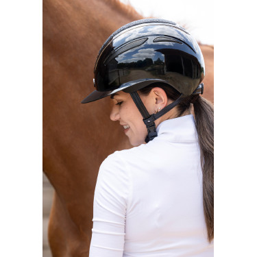 Casco da equitazione Elite Polo Covalliero Laccato nero