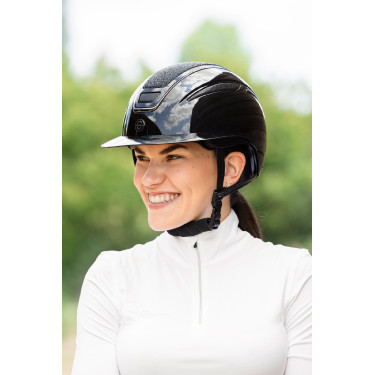 Casco da equitazione Elite Polo Covalliero Laccato nero