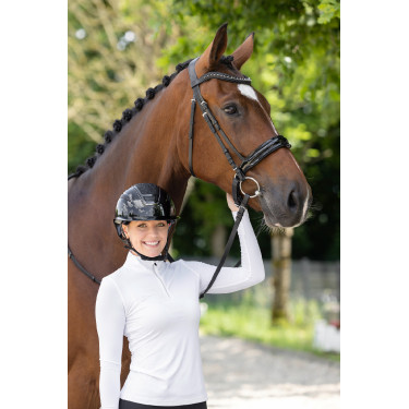 Casco da equitazione Elite Polo Covalliero Laccato nero