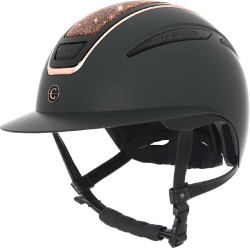Casco da equitazione Elite Polo Covalliero Oro rosa