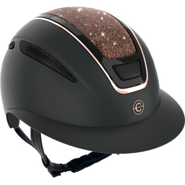 Casco da equitazione Elite Polo Covalliero Oro rosa