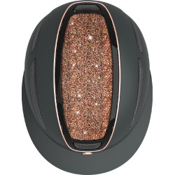 Casco da equitazione Elite Polo Covalliero Oro rosa