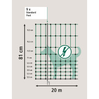 Recinzione di delimitazione Camping Net AKO Verde