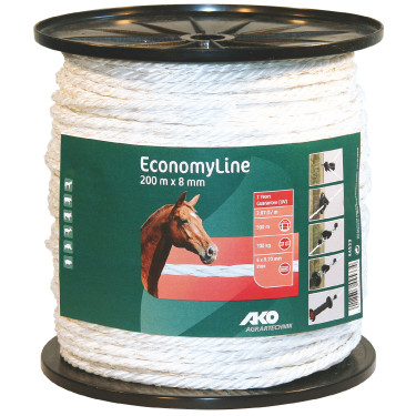 Cordino per recinzione EconomyLine AKO Bianco