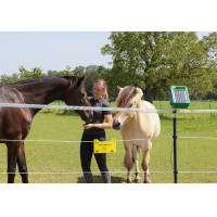 Cordicella per recinzione PlatinumLine AKO Bianco / blu