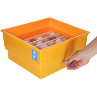 Incubatrice Covatutto 24 ECO Kerbl Hobbyfarming Giallo