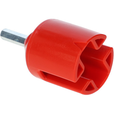 Punta di avvitamento per isolatore ad anello e a clip AKO Rosso