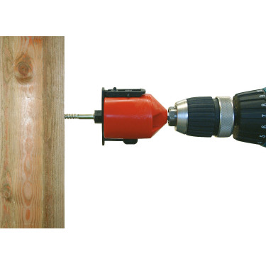 Punta di avvitamento per isolatore ad anello e a clip AKO Rosso