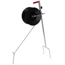 Avvolgitore Super con maniglia e fissaggio per il montaggio sul supporto AKO Nero Avvolgitore Super con maniglia e fissaggio per il montaggio sul supporto AKO Nero