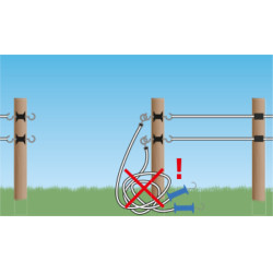 Clip recinzione AKO Nero