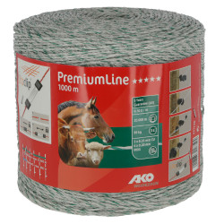 Filo per recinzione PremiumLine AKO Bianco / verde