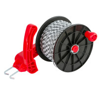 Filo per recinzione su avvolgitore AKO Bianco / nero