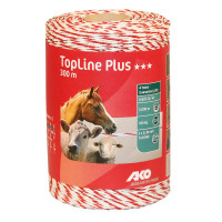 Filo per recinzione TopLine Plus AKO Bianco / rosso