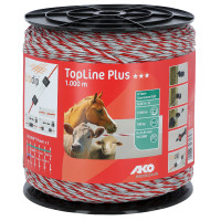 Filo per recinzione TopLine Plus AKO Bianco / rosso