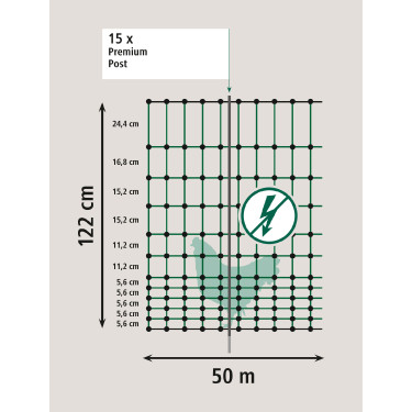 Rete per pollame Premium AKO Verde Rete per pollame Premium AKO Verde