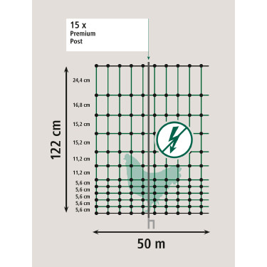 Rete per pollame Premium AKO Verde Rete per pollame Premium AKO Verde