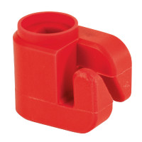 Isolatore a urto per picchetti ovali AKO Rosso