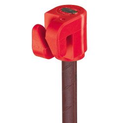 Isolatore a urto per picchetti ovali AKO Rosso