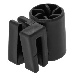 Isolatore supplementare per pali rotondi e ovali AKO Nero