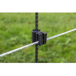 Isolatore supplementare per pali rotondi e ovali AKO Nero