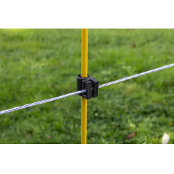 Isolatore supplementare per pali rotondi e ovali AKO Nero