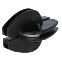 Isolatore angolare / tipo “uovo” AKO Nero