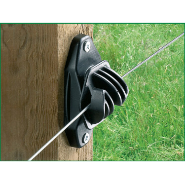Isolatore per recinzione permanente Highland AKO Nero