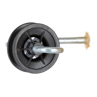 Isolatore per porta AKO Nero