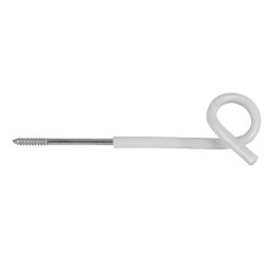 Isolatore distanziatore con occhiello AKO Bianco