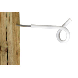 Isolatore distanziatore con occhiello AKO Bianco