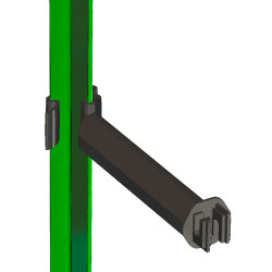 Isolatore distanziatore T-Post AKO Nero Isolatore distanziatore T-Post AKO Nero