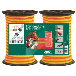 Kit di due nastri per recinzione EconomyLine AKO