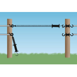 Kit di chiusura a molla AKO Nero