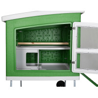 Mobile Coop Kerbl Hobbyfarming Verde / bianco