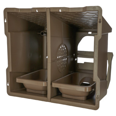 Casetta per uccelli Kerbl Hobbyfarming Marrone