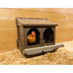 Casetta per uccelli Kerbl Hobbyfarming Marrone