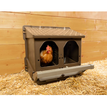 Casetta per uccelli Kerbl Hobbyfarming Marrone