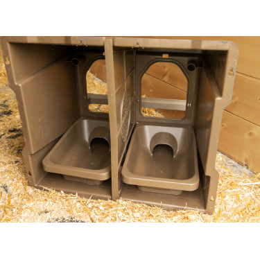 Casetta per uccelli Kerbl Hobbyfarming Marrone