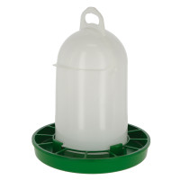 Mangiatoia con coperchio ribaltabile Kerbl Hobbyfarming Bianco / verde Mangiatoia con coperchio ribaltabile Kerbl Hobbyfarming Bianco / verde