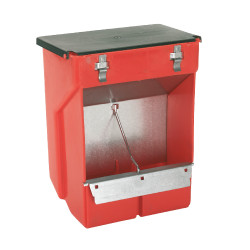 Mangiatoia sospesa per conigli Kerbl Hobbyfarming Rosso