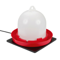Piastra riscaldante in gomma per abbeveratoi Kerbl Hobbyfarming Nero